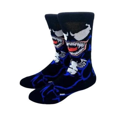 Imagem de Meias De Cosplay De Anime Até O Joelho Para Homens, Meias Longas Engra