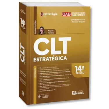 Imagem de CLT Estratégica 14ª Edição - 2ª fase da OAB - Editora Rideel