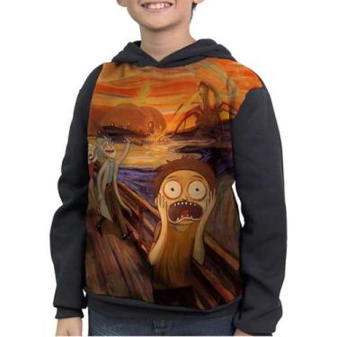 Imagem de Casaco Moletom Infantil Iguana Fumando Bob Marley, Preto, 2