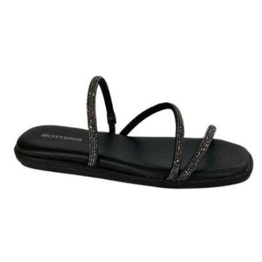 Imagem de Sandália Rasteira Bottero 358221 Feminino Preto-Feminino