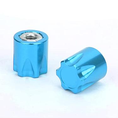 Imagem de Naroote Tampa Central do Aro da Roda Resistente Em Liga de Alumínio para Carro Axial SCX10 Tamiya RC, 4pcs M4 Nut Fit, Compacto e Leve para Entusiastas de Carros de Controle Remoto (#3)