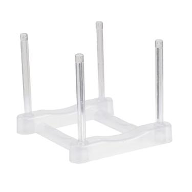 Imagem de Organizador de garrafas água empilhável para economia espaço em armário residencial contador cozinha plástico ABS versát