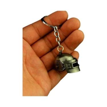 Imagem de Pingente De Chaveiro De Metal De 9cm Modelo De Arma Joia Suporte Para 