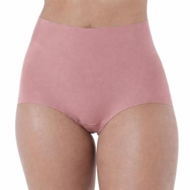 Imagem de Calcinha Clássica DeMillus Hipslip 57023/57230 Corte a Laser, Rosa, M