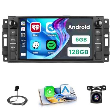 Imagem de [8-Core 6+128G] Hikity Android 15 estéreo para carro Chevrolet Epica 2006-2011 sem fio Carplay Android Auto, 22.9 cm Touchscreen Rádio GPS, WiFi, Bluetooth, rádio, espelho, link FM/RDS/32EQ/DSP SWC