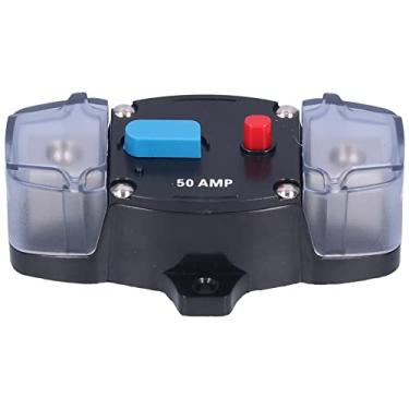 Imagem de Disjuntor Automático, Redefinição De Fusível, Proteção Contra Sobrecarga, Dispositivo Eletrônico, Interruptor De Fusível Para Carro, Barcos, Iate, Rv, Sistema De áudio E Vídeo(50A-preto)