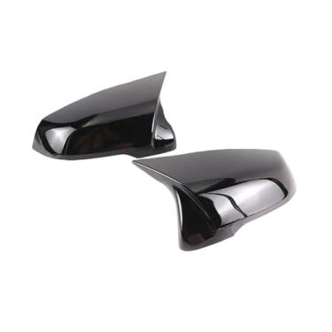 Imagem de Capa de espelho lateral do carro espelho retrovisor capa guarnição Compatível com bmw x1 f48 x2 f39 f40 f53 f44 z4 g39 Compatível com toyota supra(Black-2pcs)