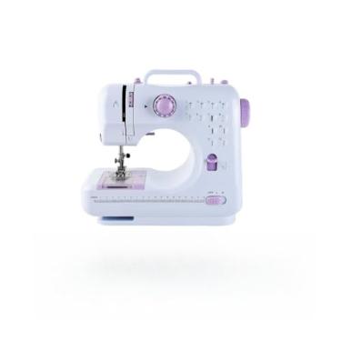 Imagem de Máquina De Costura Portátil Elétrica Pontos Com Pedal Dupla Velocidade Bivolt