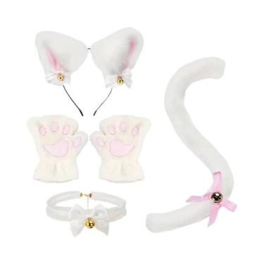 Imagem de Acessório De Cabeça Com Cauda E Orelhas De Raposa De Pelúcia Ajustável