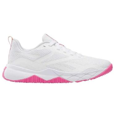 Imagem de Reebok Tênis feminino Nfx Trainer, Ftwr Branco Verdadeiro Rosa, 35.5 EU