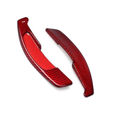 Imagem de Pás de volante de carro, para Benz AMG SL63 G63 A45 C/E/G/E S-Class CLA CLS GLA Carbon Car Steering Wheel Paddle