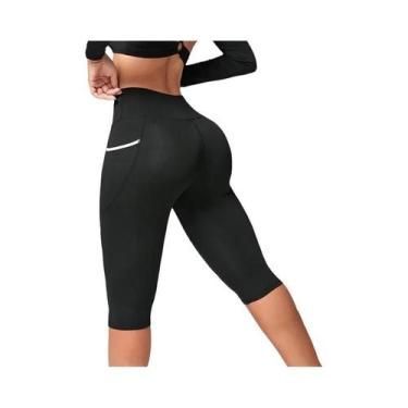 Imagem de Calças De Yoga De Cintura Alta Para Mulheres Com Controle De Barriga L