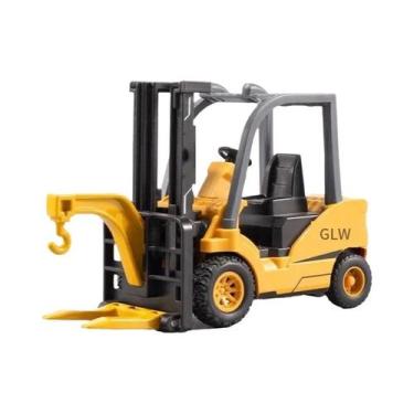 Imagem de Conjunto De Mini Veículos De Construção Em Metal Fundido: Empilhadeira