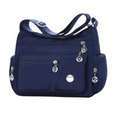 Imagem de Bolsa Feminina Para Viagem Passeio Atemporal Resistente - Alwy, Azul, 