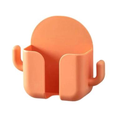 Imagem de Suporte De Parede Para Carregamento De Celular Com Ganchos, Organizado