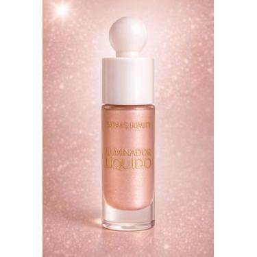 Imagem de Iluminador luminizador Líquido Glow Facial Sarah’s Beauty – Brilho Natural e Acabamento Radiante (Rosa Gold)