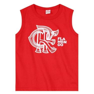 Imagem de Camiseta Regata Unissex Flamengo Infantil Brandili - 719043849-Unissex