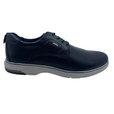 Imagem de Sapato Casual Pegada Couro com Elástico Preto 127304 - Preto 43-Masculino