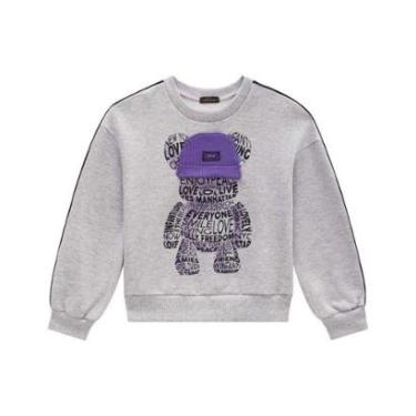 Imagem de Blusão Infantil menina Moletom Infanti Ref 64257-Feminino