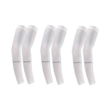 Imagem de Mangas Protetoras Respiráveis Com Proteção UV (3 Pares) Para Esportes,