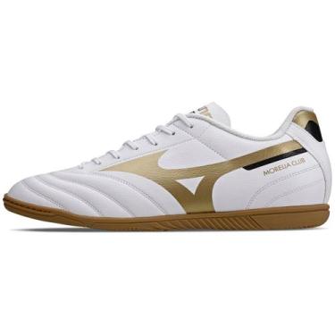 Imagem de Chuteira Futsal Masculina Mizuno Morelia Club IN, Branco, 42