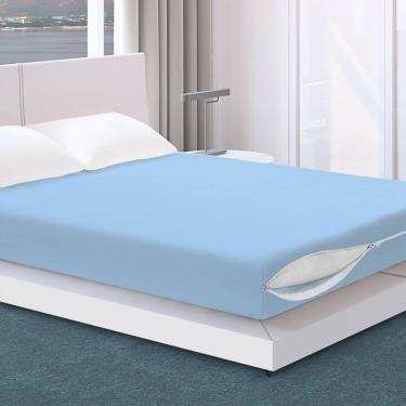 Imagem de Capa de Colchão Solteiro 100% Poliéster com Ziper Lilás Per Tutti 1 peça Camitália