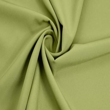 Imagem de Tecido elástico Silex de 150 cm de largura por jarda – 90% poliéster, 10% elastano, leve 105 g/m2, macio para vestuário, vestidos, roupas ativas, tops e artesanato DIY