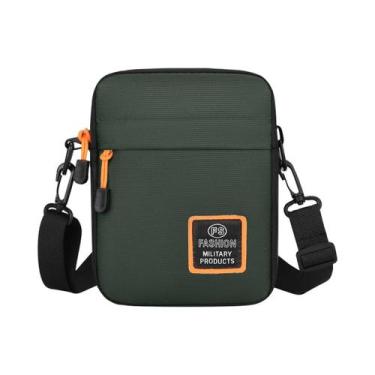Imagem de Bolsa Transversal Masculina Leve De Nylon Com Alça Ajustável, Vários C