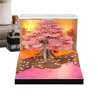 Imagem de Calendário de mesa 3D 2026 - agenda semanal 2026 calendário de mesa - blocos de anotações decorativos para apartamento, casa, escritório, hotel, Natal, Ação de Graças