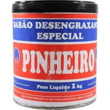 Imagem de Desengraxante Pasta Pinheiro Pote 1Kg - Kit C/12 Pecas