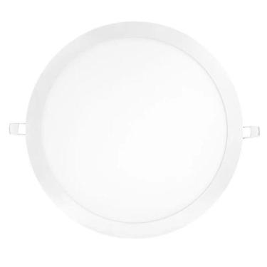Imagem de Painel Led Embutir 24w Redondo Branco Frio Bivolt