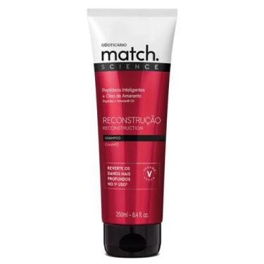 Imagem de Shampoo O Boticário Match Science Reconstrução 250ml