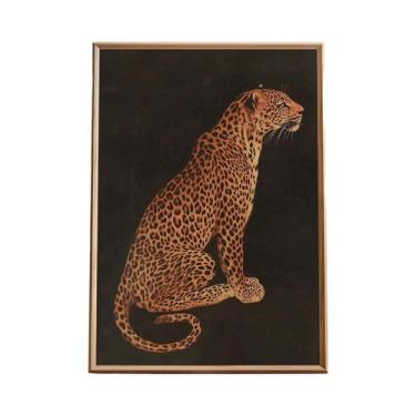 Imagem de Pôster De Arte Em Tela Estilo Asiático Com Tigre Japonês, Peixe Koi, S