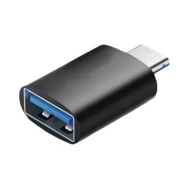Imagem de Adaptador Tipo C Para USB Masculino Com Carregamento Rápido E Transfer