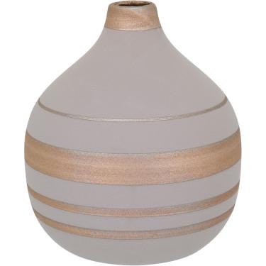 Imagem de Vaso Cerâmica Cinza Tongass 22X19X19Cm