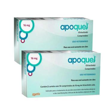 Imagem de Combo Apoquel 16mg para Coceira em Cachorro com 2 Unidades - ZOETIS