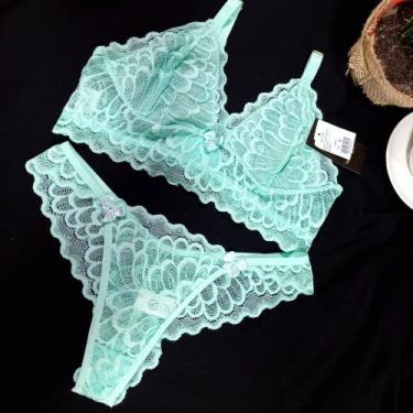 Imagem de Conjunto sem bojo renda - Vip Moda intima , Verde