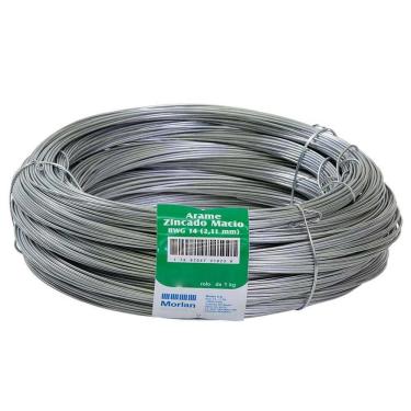 Imagem de Arame Galvanizado, Comercial, Bwg 14 2,11 Mm, Morlan