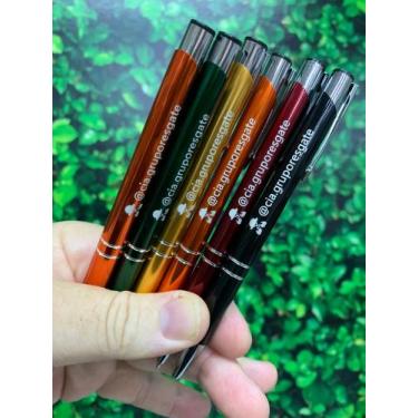 Imagem de 25 Canetas metálica Personalizada a laser cores variadas - Firstweb gr