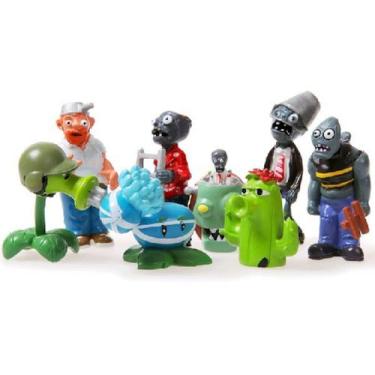 Imagem de Coleção Figure Toy Plants Zombies Anime 8 unidades de PVC de 7 cm - Yi