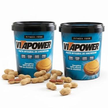 Imagem de Kit Com 2Und Pasta De Amendoim Integral Vitapower 450G