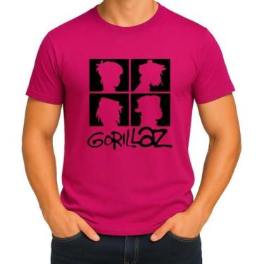 Imagem de Camiseta Camisa Adulto Feminina Masculina Algodão Banda GorillazZ Post