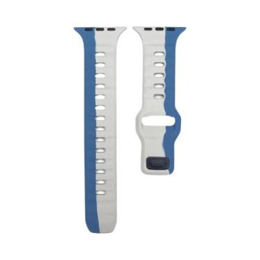 Imagem de Pulseira De Silicone Para Apple Watch Ultra 3 2 11 10 9 8 7 6 SE3 Com 