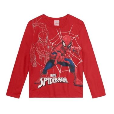 Imagem de Camiseta Brandili Classica Homem Aranha Masculina-Masculino