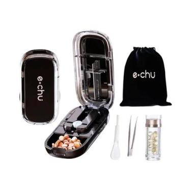 Imagem de Cortador De Comprimidos Com Compartimento De Armazenamento E Organizad