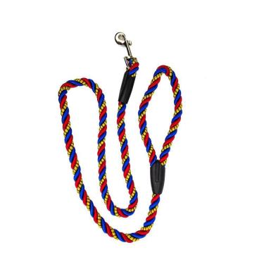 Imagem de Coleira Corda De Nylon Trançada Cachorro Guia Pequeno