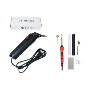 Imagem de Kit de soldagem de plástico para reparo do carro, pistola de ar quente