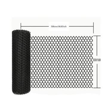 Imagem de Rede Plástica Hexagonal Para Jardim Em Rolo, Cerca Para Galinhas E Ave