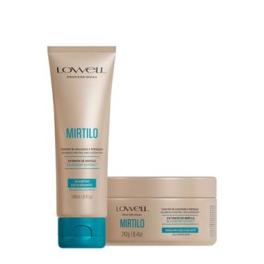 Imagem de Lowell Extrato de Mirtilo Shampoo 240ml e Mascara 240g