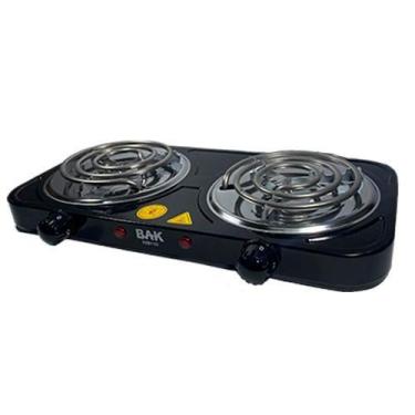 Imagem de Fogão Bak Fogareiro Elétrico Portátil Espiral F2B110 Compacto Preto 20